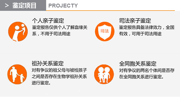 鉴定项目